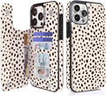 Dalmatian Spot RFID Flip Wallet Case for iPhone 17–12 – Card Holder & Kickstand – product view 6