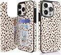 Dalmatian Spot RFID Flip Wallet Case for iPhone 17–12 – Card Holder & Kickstand – product view 7