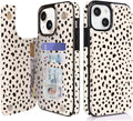 Dalmatian Spot RFID Flip Wallet Case for iPhone 17–12 – Card Holder & Kickstand – product view 8