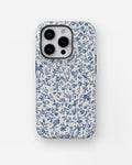 Blue Porcelain Floral MagSafe iPhone Tough Case - i15 pro tough p1