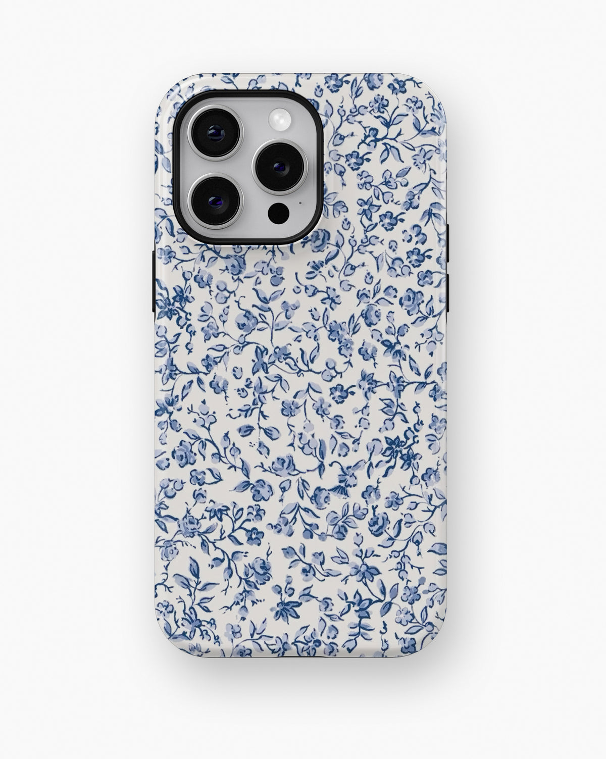 Blue Porcelain Floral MagSafe iPhone Tough Case - i15 pro max tough p1