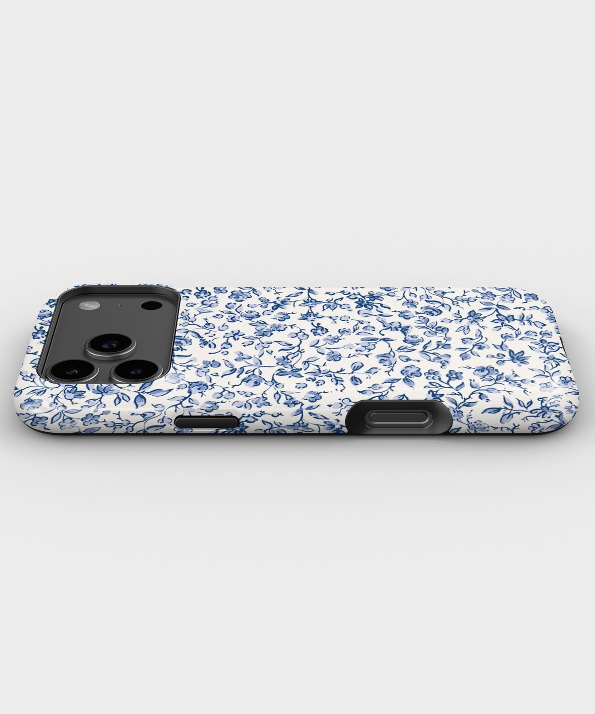 Blue Porcelain Floral MagSafe iPhone Tough Case - i17PMT p3