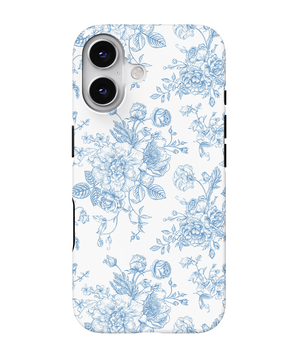 Toile de Jouy Tough Case, Compatible with Magsafe, for iPhone 16, 15, 14, 13, 12, 11 Series #627