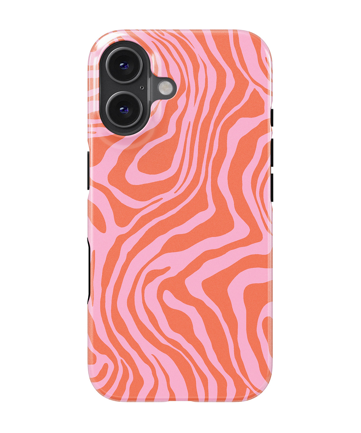 Coral Waves Tough Case, Compatible with Magsafe, for iPhone 16, 15, 14, 13, 12, 11 Series #6322