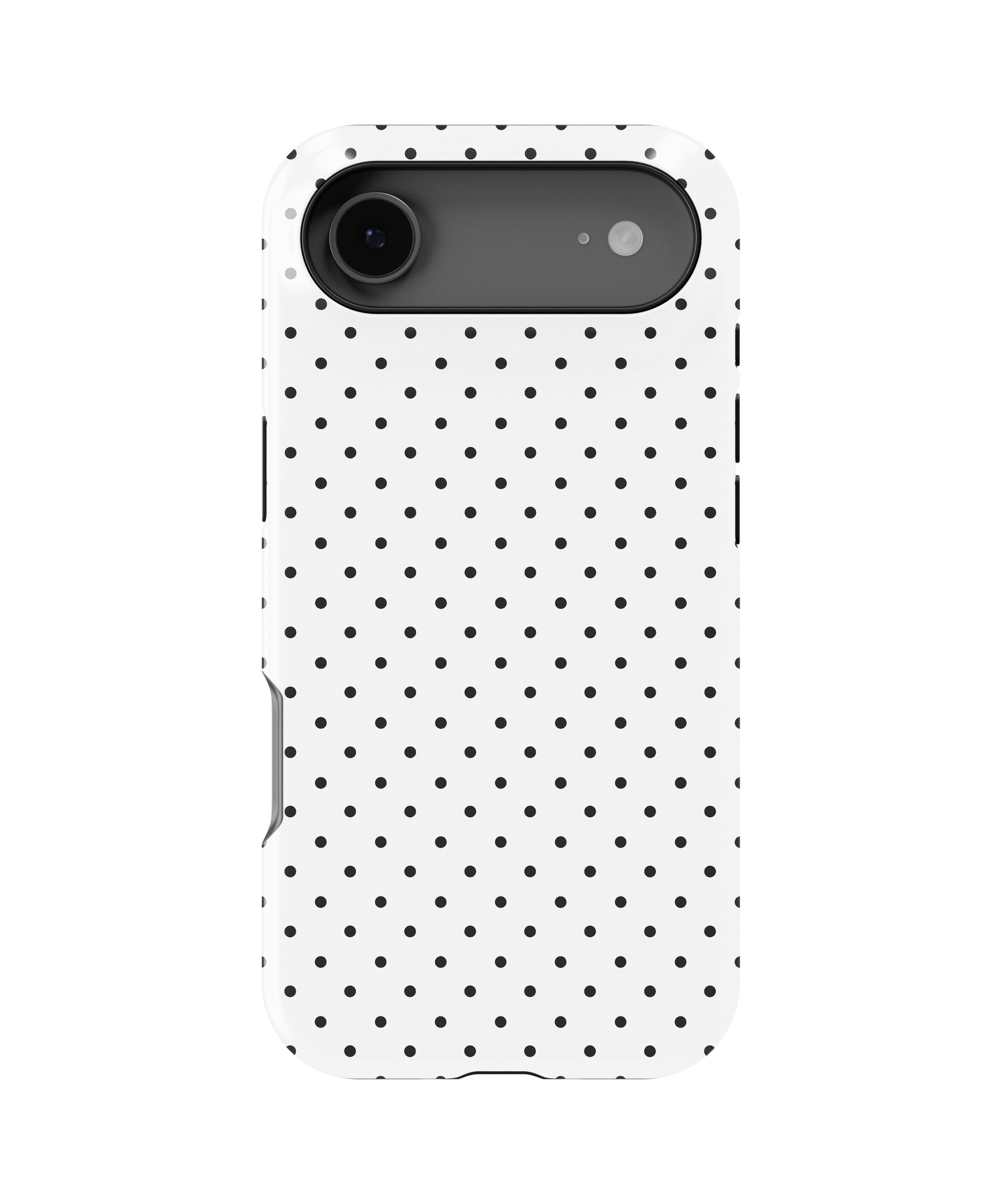 Black White Polka Dot MagSafe iPhone Tough Case - i17AT p1