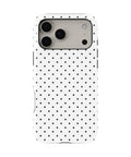 Black White Polka Dot MagSafe iPhone Tough Case - i17PMT p1