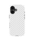 Black White Polka Dot MagSafe iPhone Tough Case - i17T p1