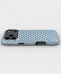 Powder Blue Black Polka Dot MagSafe iPhone Tough Case - i17PMT p3