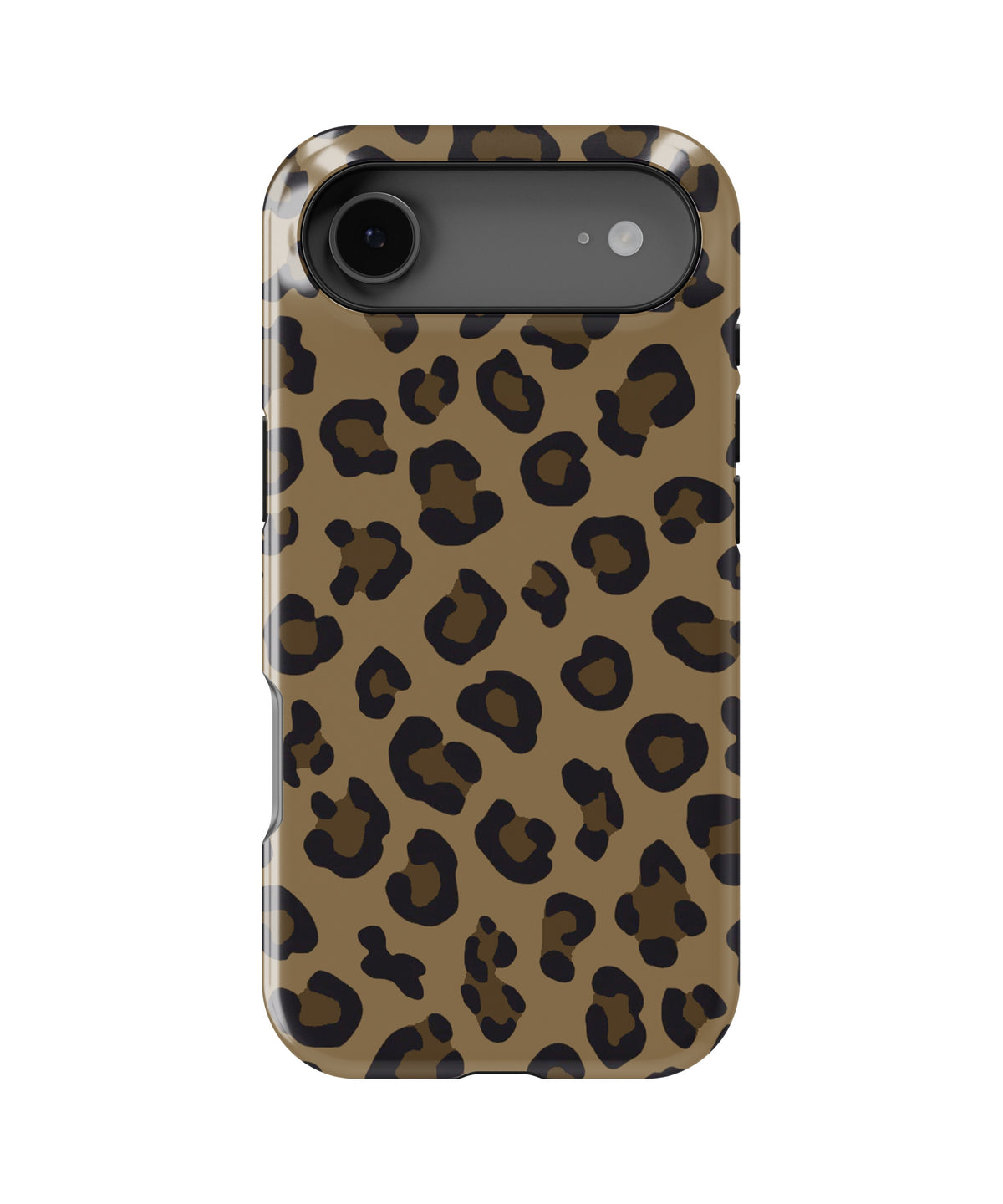 Brown Black Leopard Print MagSafe iPhone Tough Case - i17AT p1