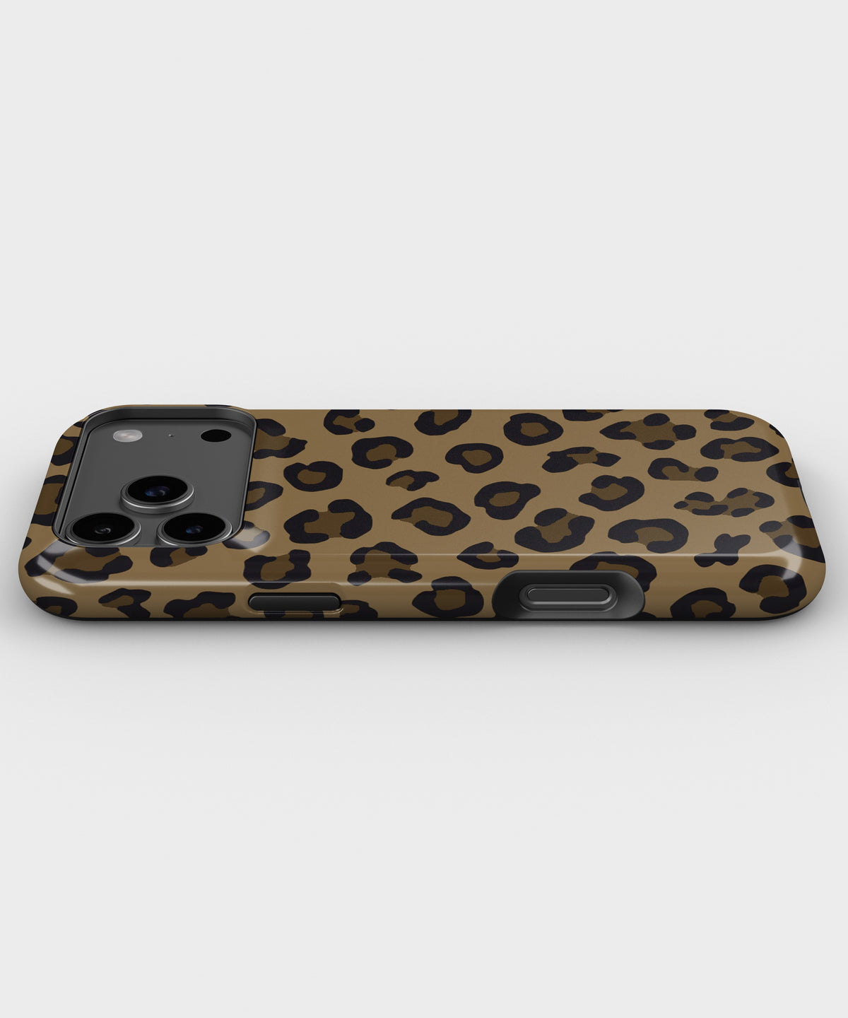 Brown Black Leopard Print MagSafe iPhone Tough Case - i17PMT p3