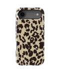 Cream Brown Leopard Print MagSafe iPhone Tough Case - i17AT p1