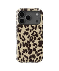 Cream Brown Leopard Print MagSafe iPhone Tough Case - i17PT p1
