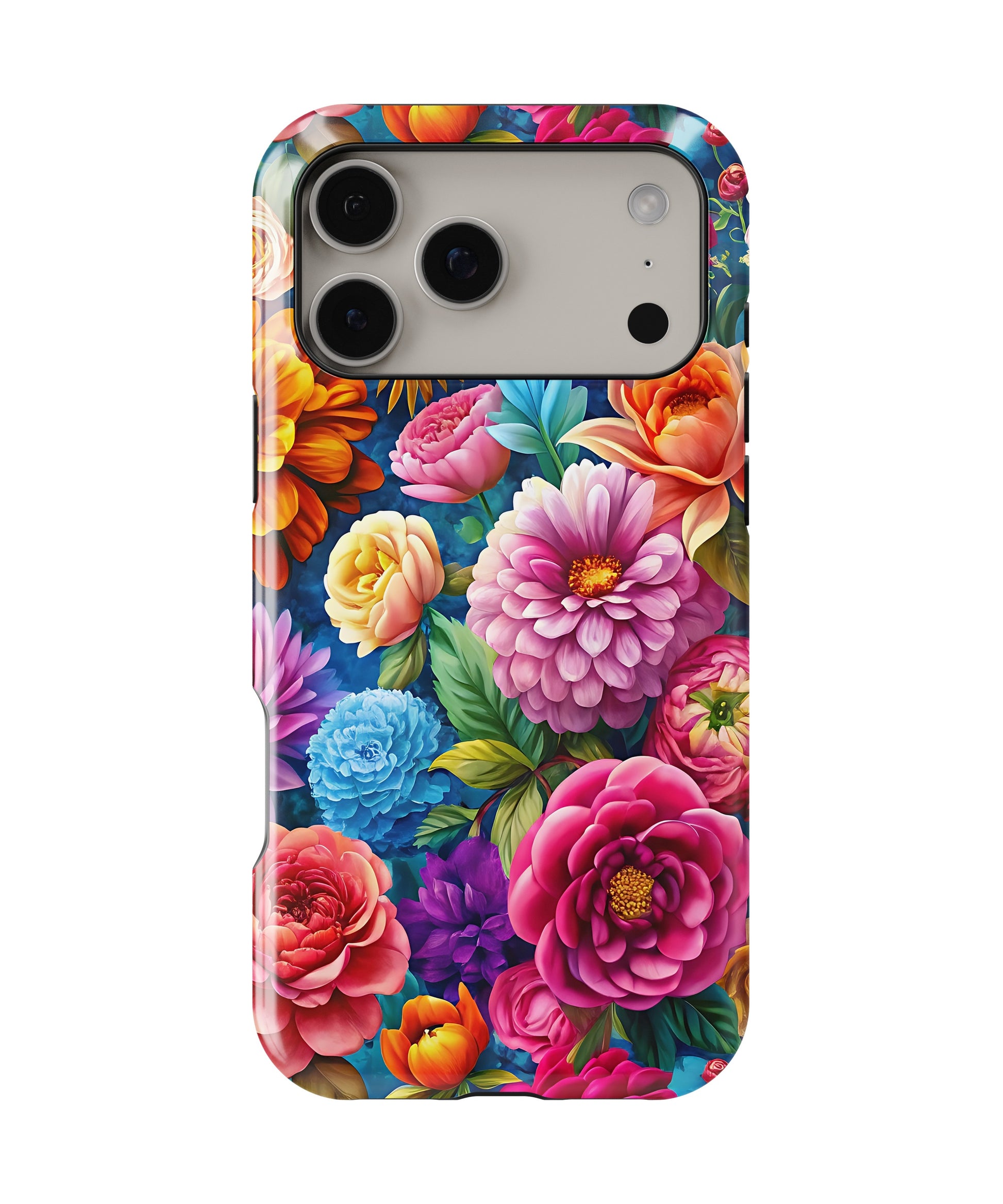 Vibrant Garden Floral MagSafe iPhone Tough Case - i17PMT p1