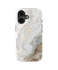 White Gold Marble MagSafe iPhone Tough Case - i17T p1