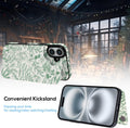 Floral Flip Wallet Case for iPhone 17–14 with Card Holder – Kickstand – product image 4