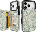 Floral Flip Wallet Case for iPhone 17–14 with Card Holder – Kickstand – product image 7