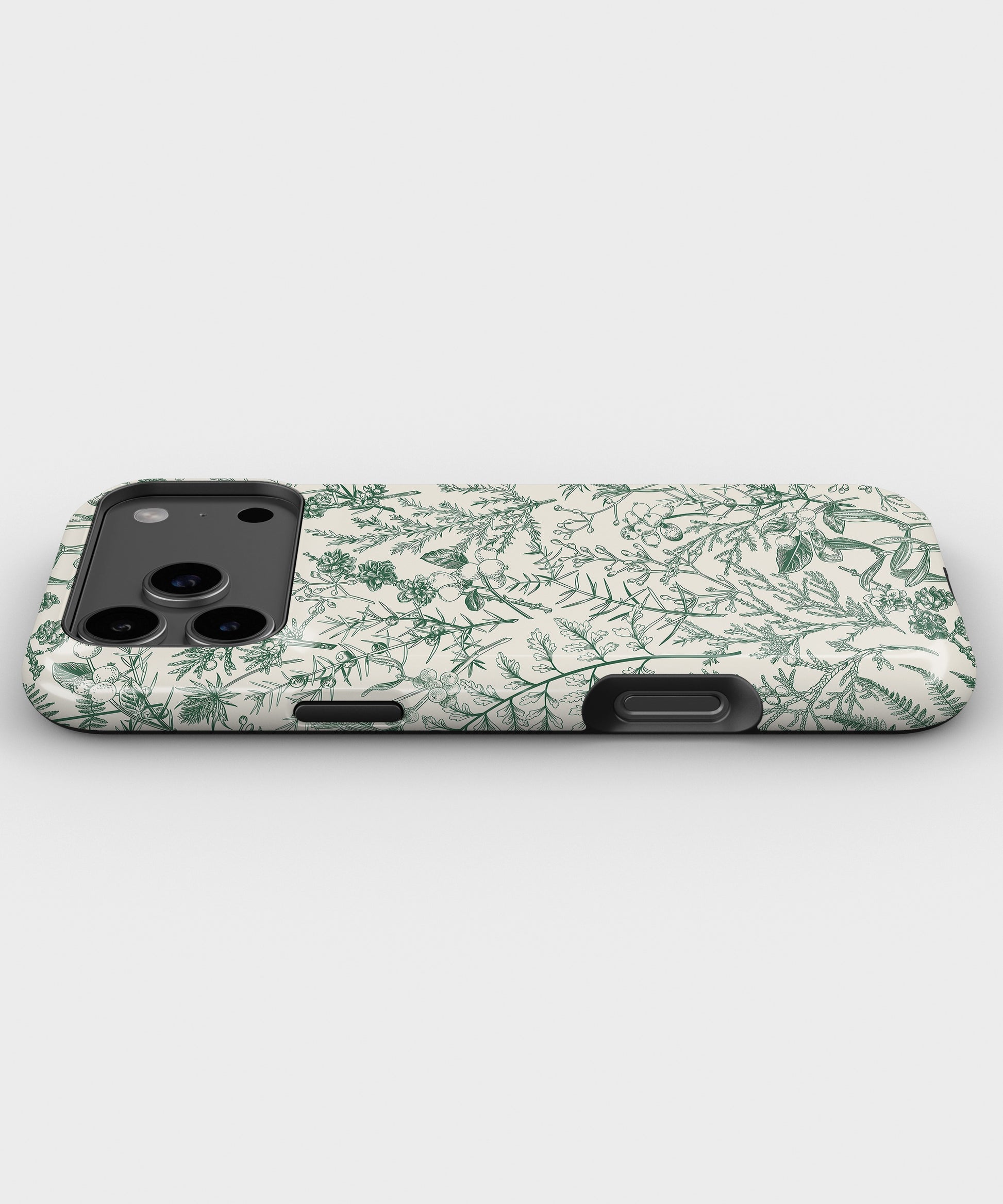 Green Botanical Sketch MagSafe iPhone Tough Case - i17PMT p3