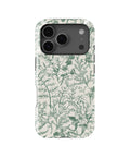 Green Botanical Sketch MagSafe iPhone Tough Case - i17PT p1