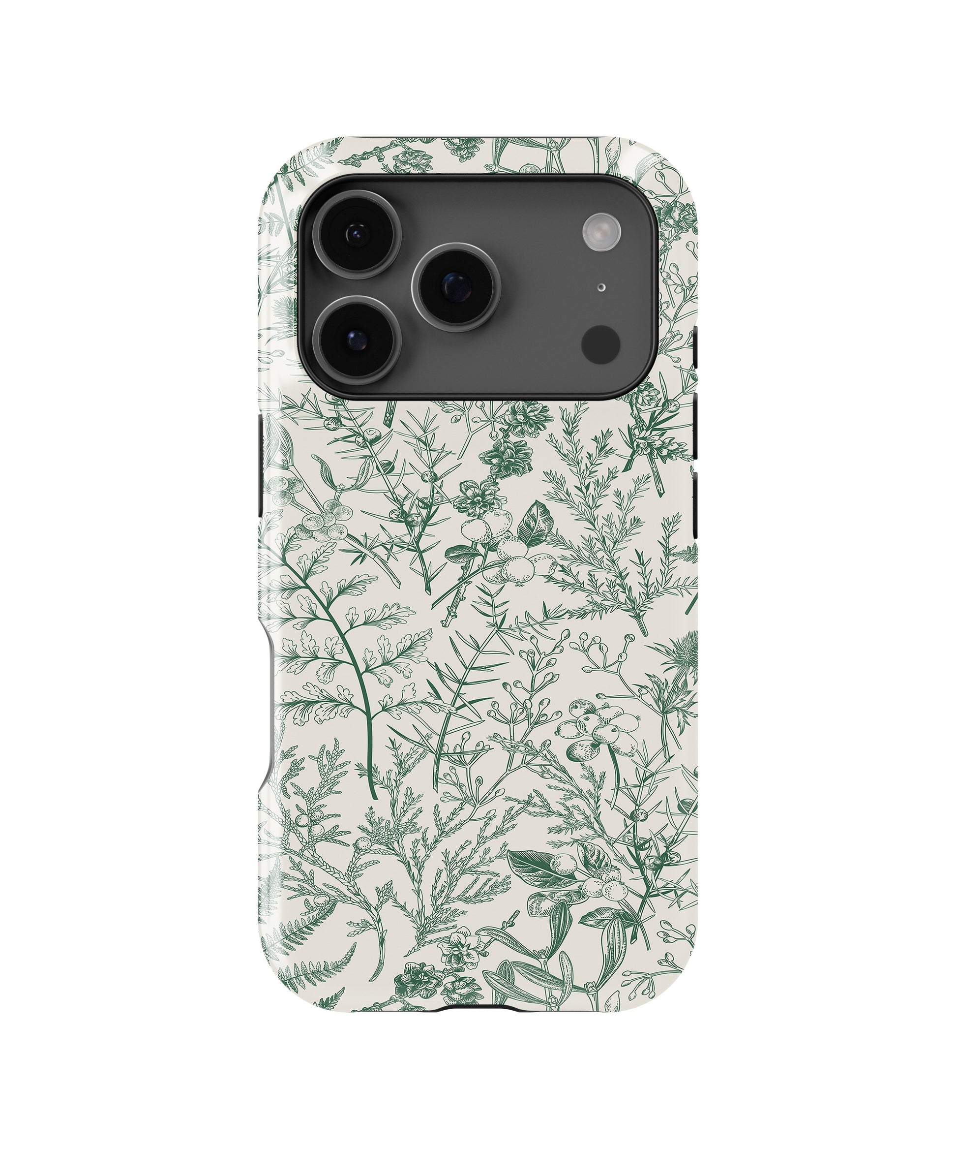 Green Botanical Sketch MagSafe iPhone Tough Case - i17PT p1