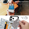 Blue Porcelain Floral Flip Wallet Case for iPhone 17–14 – Card Holder & Kickstand – product image 4