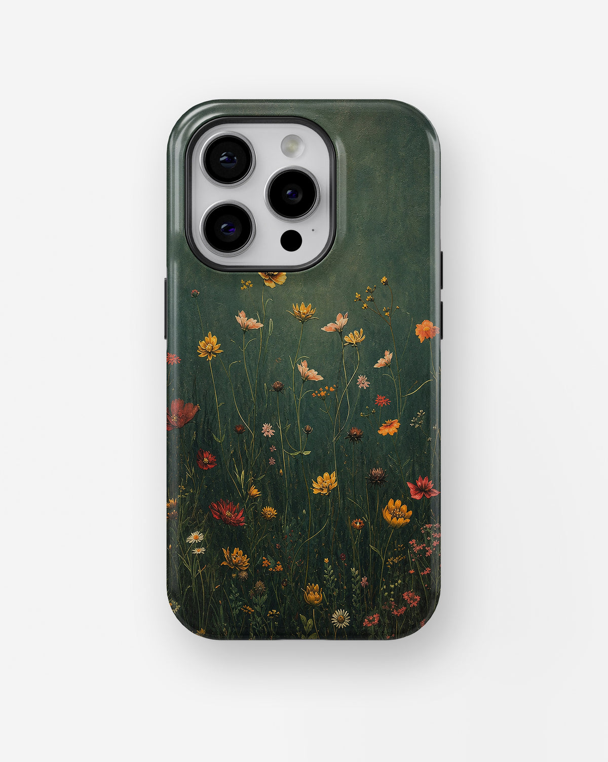 Dark Meadow Wildflower MagSafe iPhone Tough Case product image for iPhone Pro models