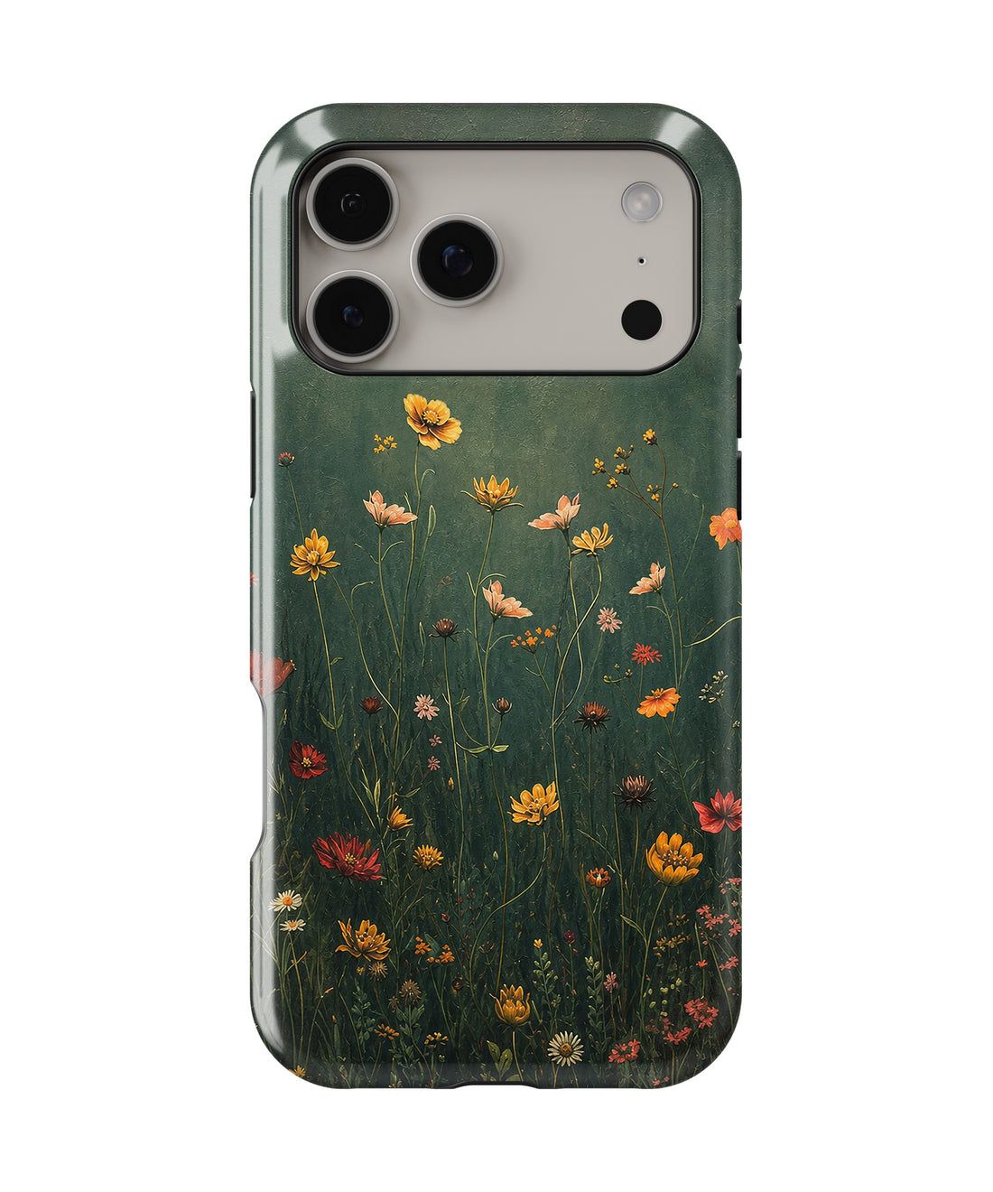 Dark Meadow Wildflower MagSafe iPhone Tough Case product image for iPhone 17 Pro Max