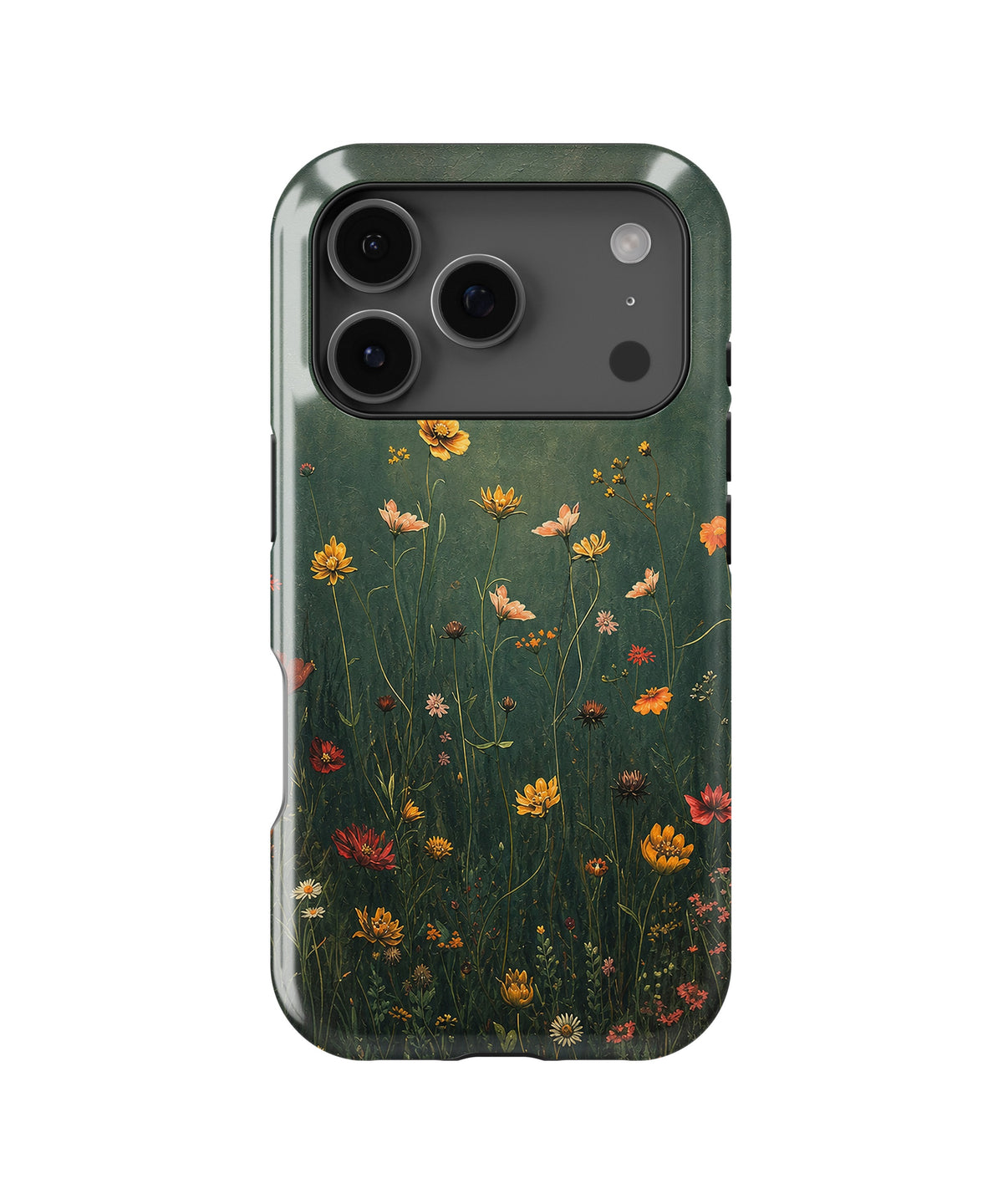 Dark Meadow Wildflower MagSafe iPhone Tough Case product image for iPhone 17 Pro