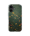 Dark Meadow Wildflower MagSafe iPhone Tough Case product image for iPhone 17, iPhone 16, and iPhone 16 Plus