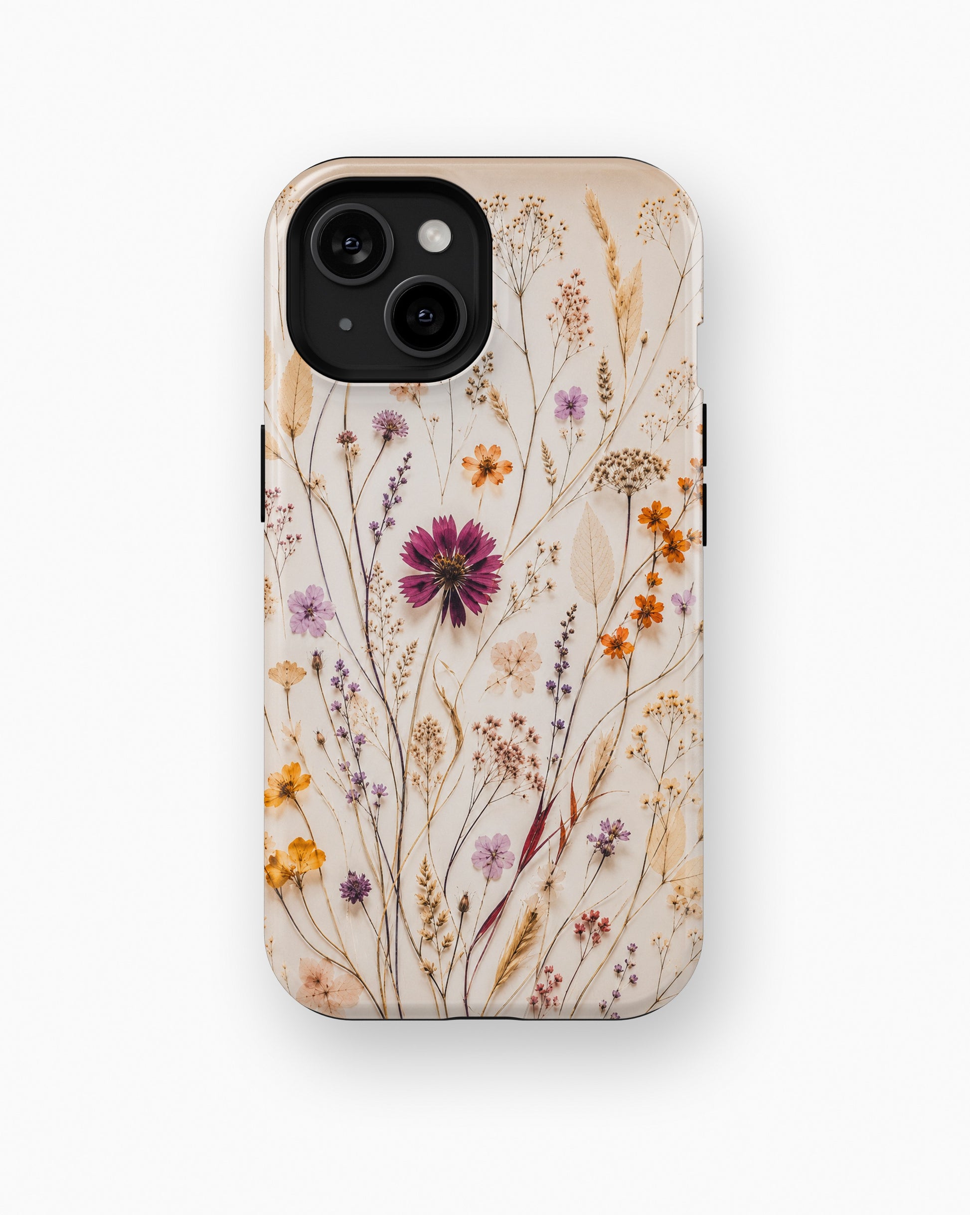 Pressed Wildflower Meadow MagSafe iPhone Tough Case product image for iPhone standard and Plus models