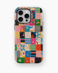 Colorful Patchwork Quilt MagSafe iPhone Tough Case product image for iPhone Pro Max models