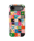 Colorful Patchwork Quilt MagSafe iPhone Tough Case product image for iPhone 17 Air