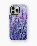 Purple Iris Watercolor MagSafe iPhone Tough Case product image for iPhone Pro Max models