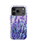 Purple Iris Watercolor MagSafe iPhone Tough Case product image for iPhone 17 Pro