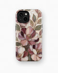 Magnolia Blossom Floral MagSafe iPhone Tough Case product image for iPhone standard and Plus models