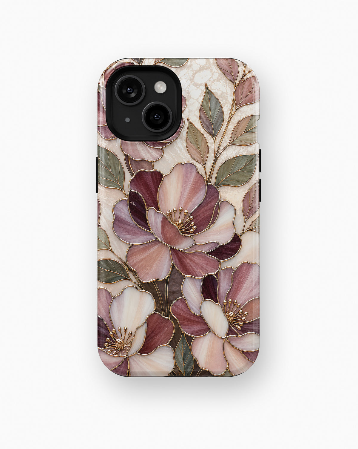 Magnolia Blossom Floral MagSafe iPhone Tough Case product image for iPhone standard and Plus models