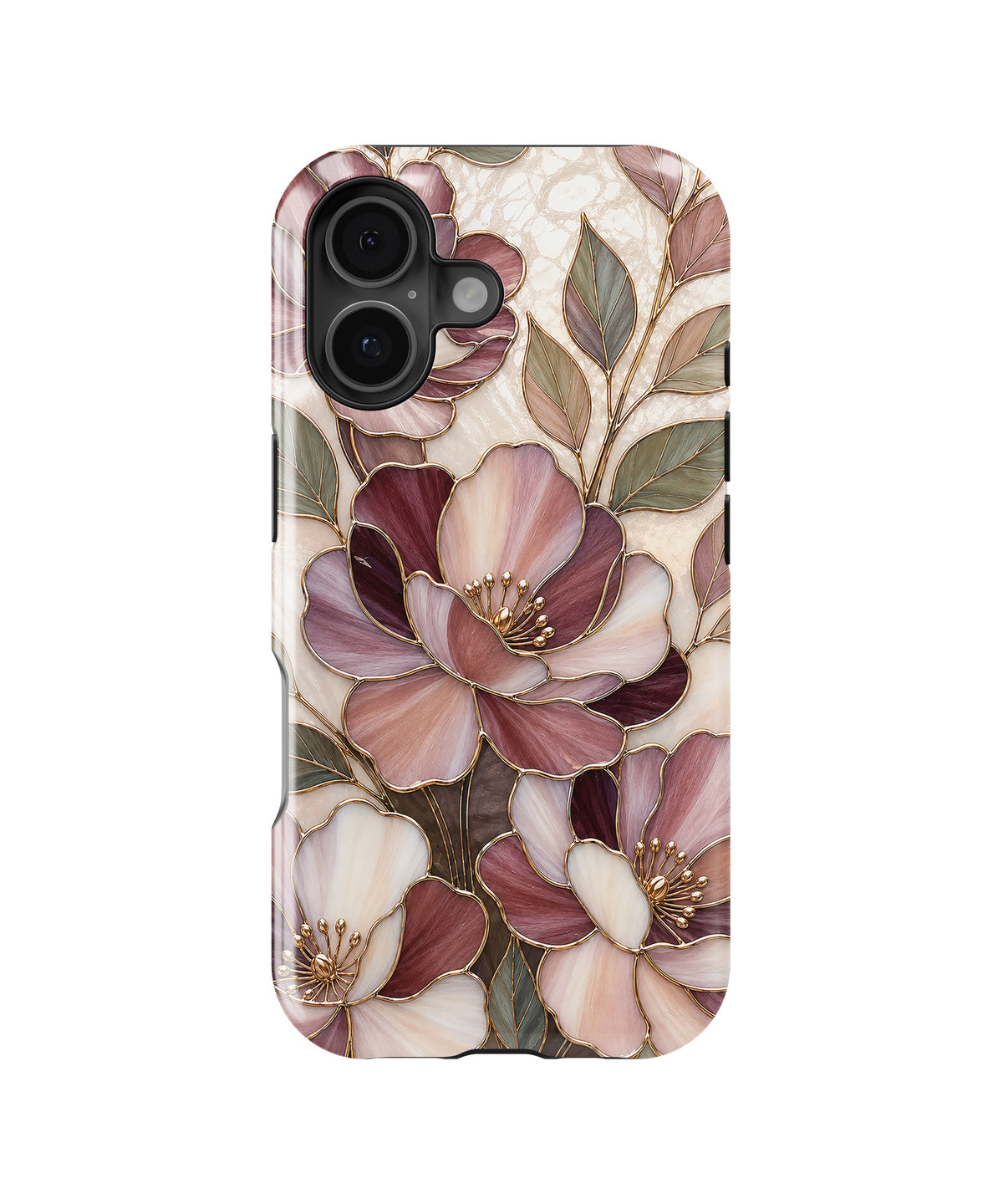 Magnolia Blossom Floral MagSafe iPhone Tough Case product image for iPhone 17, iPhone 16, and iPhone 16 Plus