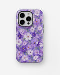 Lavender Daisy Floral MagSafe iPhone Tough Case product image for iPhone Pro models