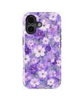 Lavender Daisy Floral MagSafe iPhone Tough Case product image for iPhone 17, iPhone 16, and iPhone 16 Plus