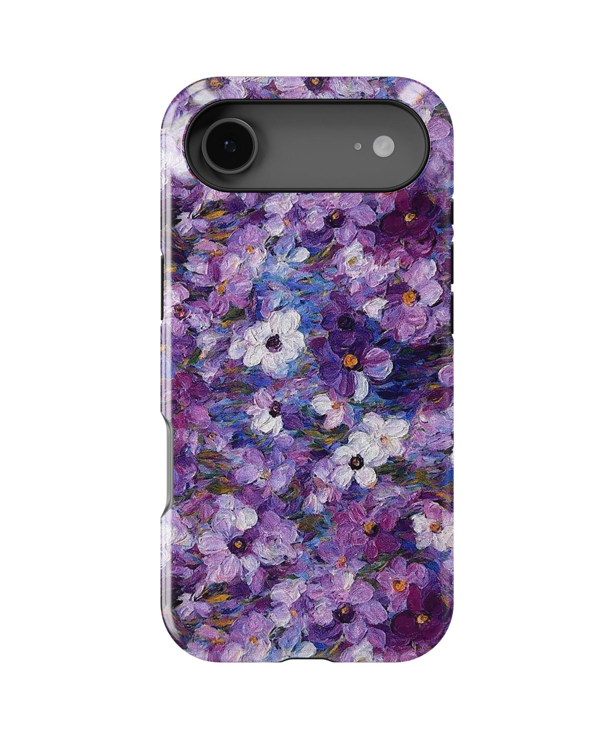 Purple Garden Floral MagSafe iPhone Tough Case product image for iPhone 17 Air