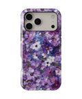Purple Garden Floral MagSafe iPhone Tough Case product image for iPhone 17 Pro Max