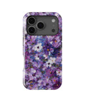 Purple Garden Floral MagSafe iPhone Tough Case product image for iPhone 17 Pro
