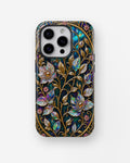 Stained Glass Floral Vine MagSafe iPhone Tough Case product image for iPhone Pro models