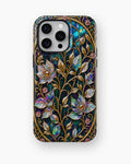 Stained Glass Floral Vine MagSafe iPhone Tough Case product image for iPhone Pro Max models