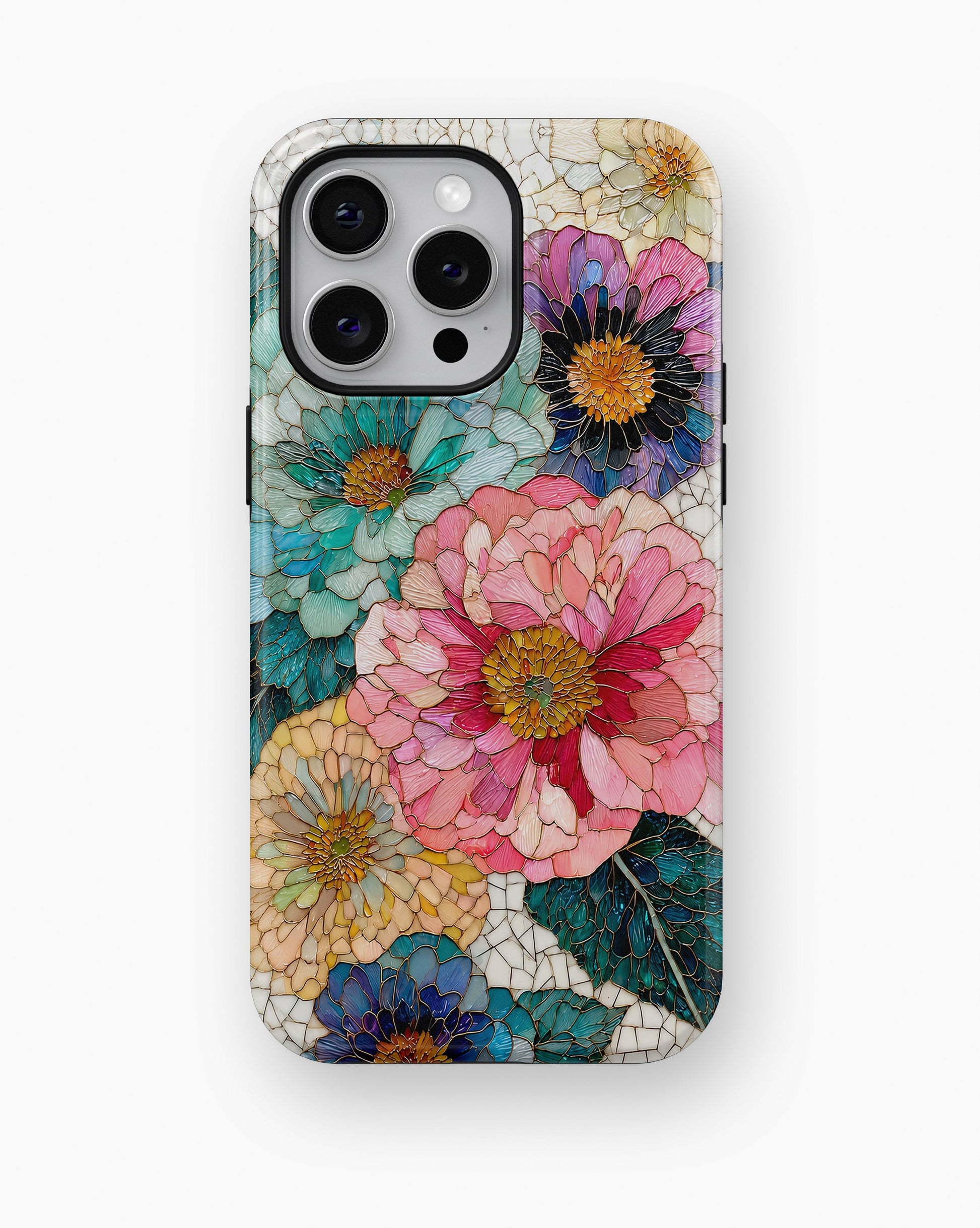 Bright Zinnia Floral MagSafe iPhone Tough Case product image for iPhone Pro Max models