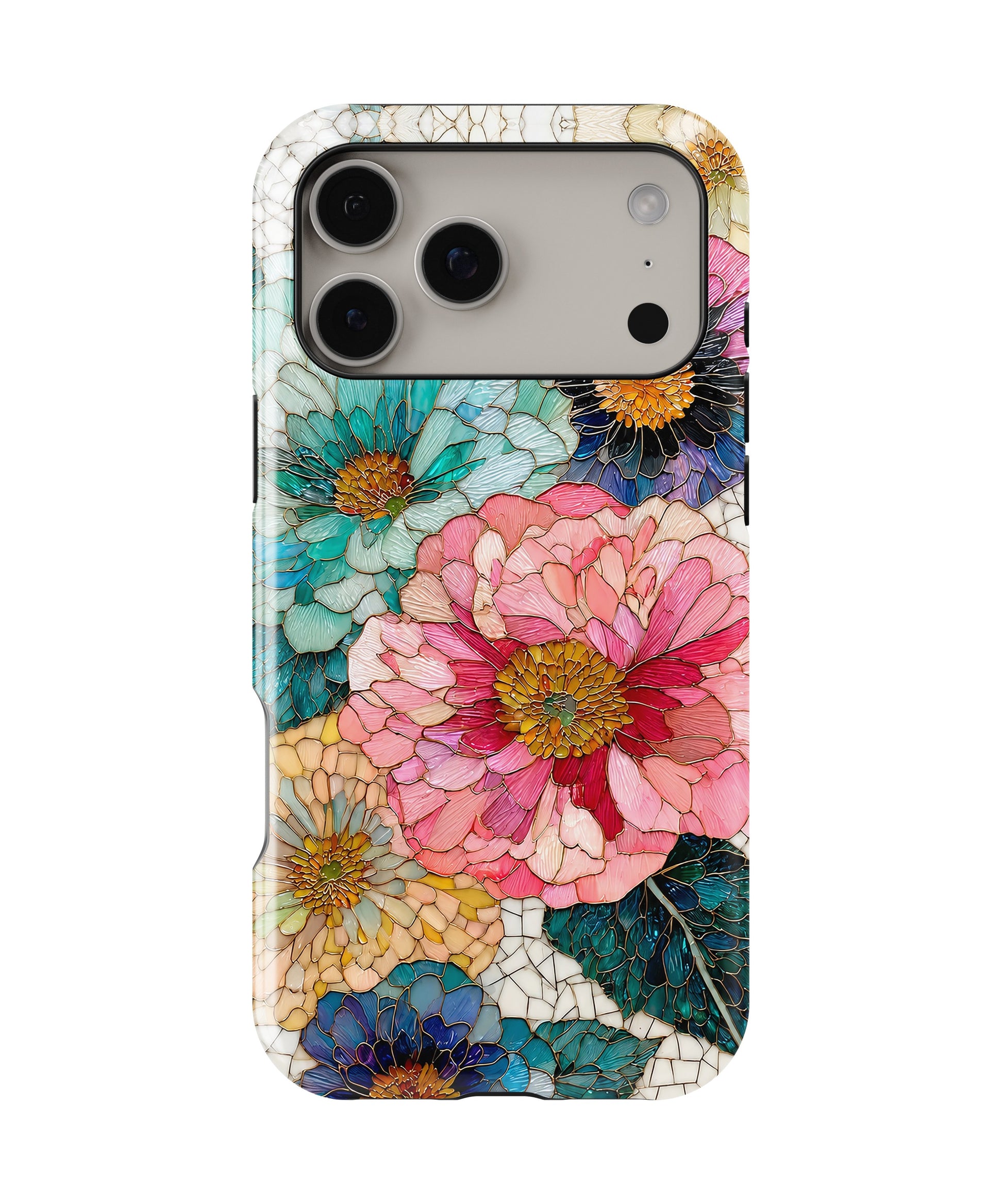 Bright Zinnia Floral MagSafe iPhone Tough Case product image for iPhone 17 Pro Max