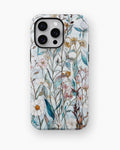 Blue Botanical Wildflower MagSafe iPhone Tough Case product image for iPhone Pro Max models