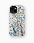 Blue Botanical Wildflower MagSafe iPhone Tough Case product image for iPhone standard and Plus models