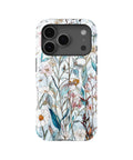 Blue Botanical Wildflower MagSafe iPhone Tough Case product image for iPhone 17 Pro
