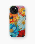 Vibrant Floral Garden MagSafe iPhone Tough Case product image for iPhone standard and Plus models