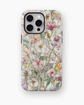 Soft Wildflower Meadow MagSafe iPhone Tough Case product image for iPhone Pro Max models